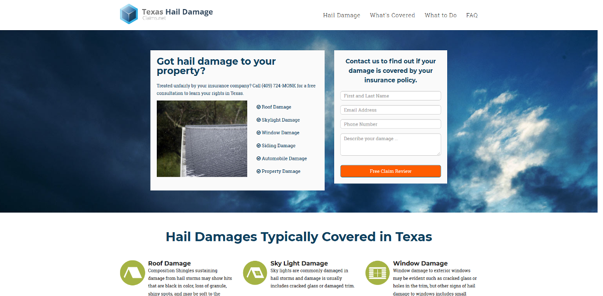 monk law firm hailstorm website